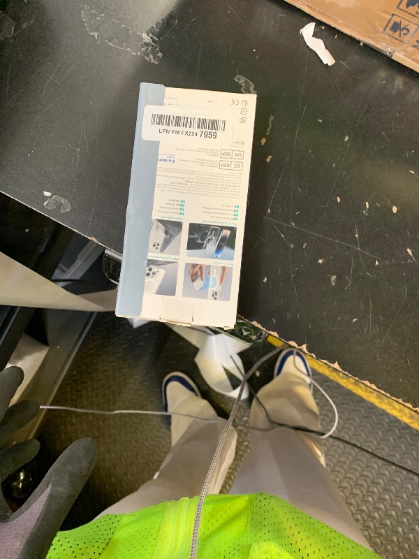 Photo 1 of ESR for iPhone 14 Pro Case, Compatible with MagSafe, Shockproof Military-Grade Protection, Yellowing Resistant, Magnetic Phone Case for iPhone 14 Pro, Classic Hybrid Case (HaloLock),Clear Blue