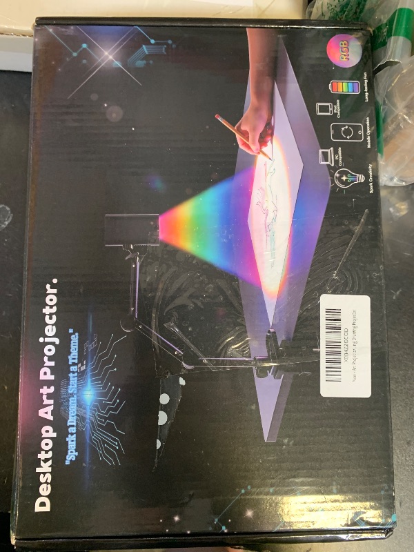 Photo 1 of Art Projector for Tracing with Adjustable Stand, Web-Based Control No App Needed, Drawing Projector Works with iOS/Android, Great for Beginners, Craft Lovers or Kids