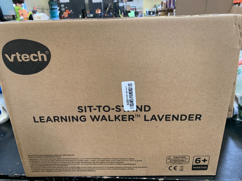 Photo 1 of VTech Sit-to-Stand Learning Walker (Frustration Free Packaging), Lavender