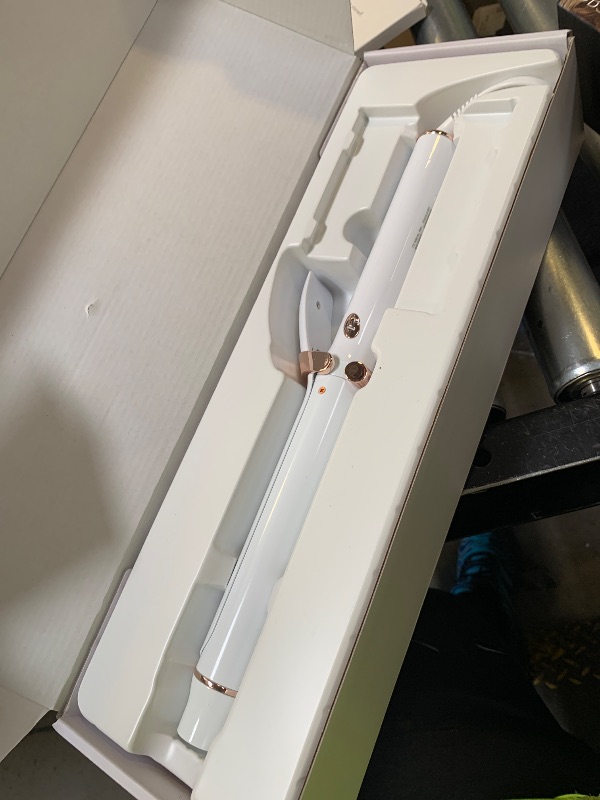 Photo 1 of T3 SinglePass Curl X Extra-Long Barrel Curling Iron with 9 Heat Settings and Ceramic Barrel for Fast Styling and Lasting Results on All Hair Types