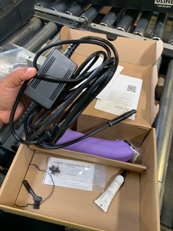 Photo 1 of Andis Emerge Lithium-ion Cordless Detachable Blade Dog Clipper, for All Coats & Breeds, Purple, 560489