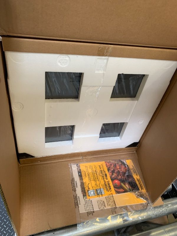Photo 1 of EAST OAK 30" Electric Smoker for Outdoors | Built-in Meat Probe & Clear Viewing Window | Side Chip Loader for 6x Longer Uninterrupted Smoking | 725 sq in Cooking Area for Bigger Batches, Night Blue (factory sealed) 
