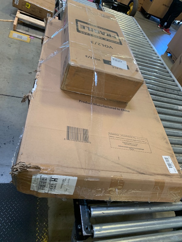 Photo 1 of Boahaus Orla Makeup Vanity Table with Built-in Lights, USB Ports & Glass Top | Premium Design (PARTIAL SET ONLY VOL2/3 AND VOL3/3) SEALED 
