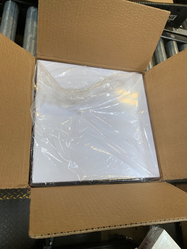 Photo 1 of 10 Pcs Buffet Risers with Mini Sign and Maker Serving Tongs Cake Cutter, White Acrylic Food Display Stands for Buffet Table Party Catering Dessert Nesting Cube Boxes with Hollow Bottoms (10",9",8",7",6",5",5",4",4",3")