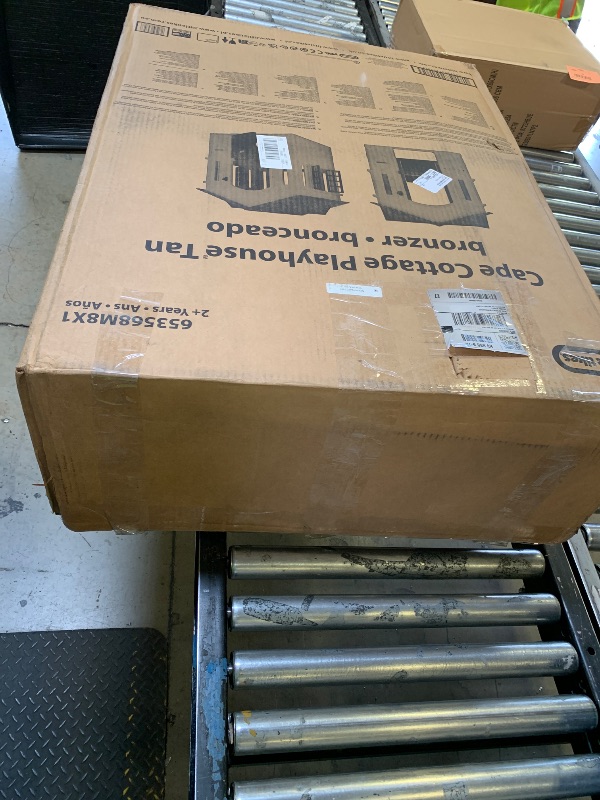 Photo 1 of Little Tikes Cape Cottage Playhouse with Working Door, Windows, and Shutters - Tan, Toddlers Ages 2+ Years