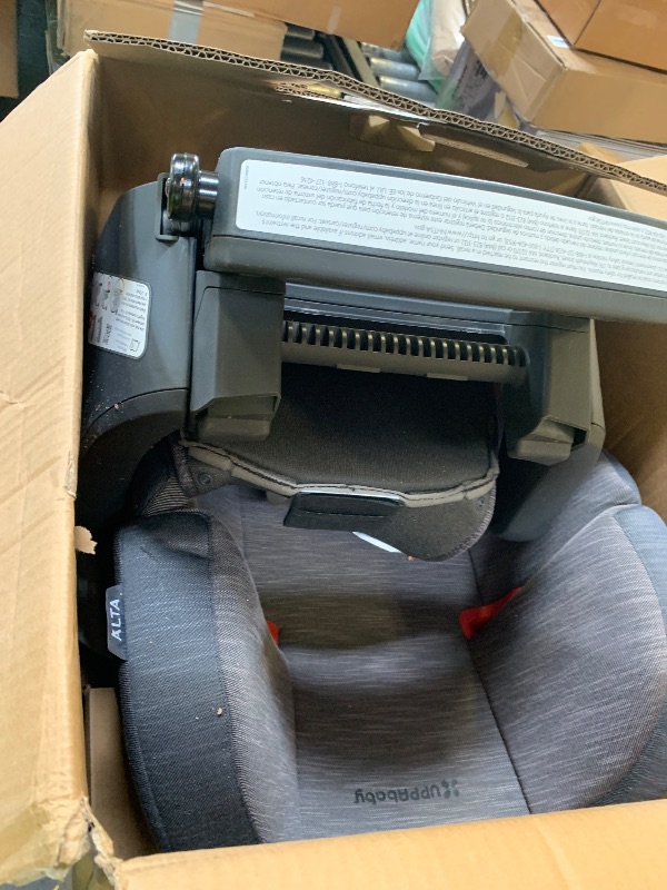 Photo 1 of UPPAbaby Alta V2 High Back Booster Seat/Seven-Position, Active Support Headrest for Growing Children/SecureFit Integrated Belt Guide + Positioner/Cup Holder Included/Greyson (Grey Mélange)