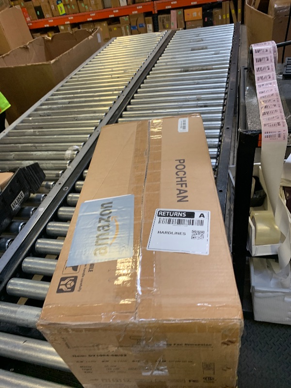 Photo 1 of POCHFAN 52 inch Black Ceiling Fans with Lights and Remote Control, Noiseless Modern Ceiling Fan for Bedroom, Living Room, Dining Room, Dimmable 3CCT 6-Speed ETL Listed