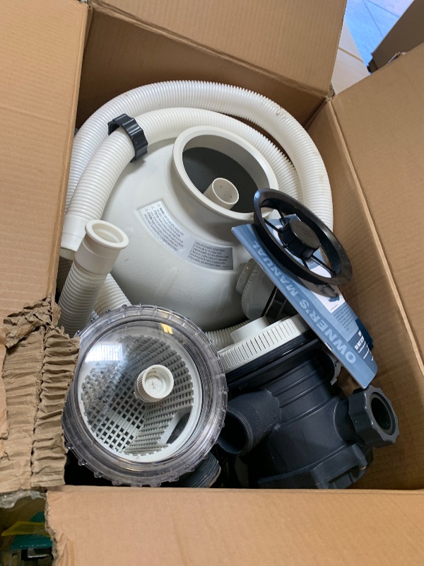 Photo 1 of Intex 26645EG 2100 GPH Above Ground Pool Sand Filter Pump with Automatic Timer