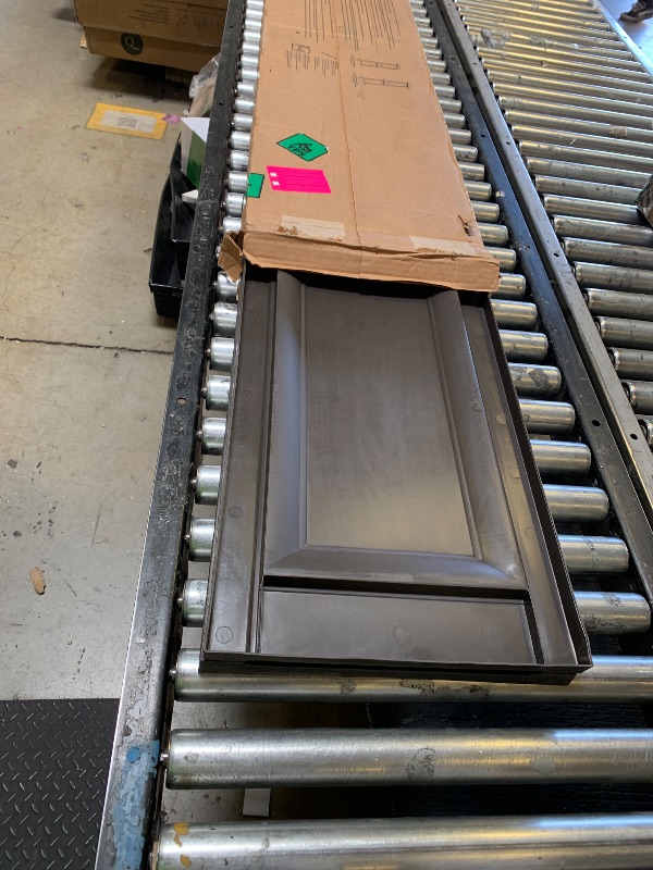 Photo 1 of Ekena Millwork Lifetime Vinyl LP2S14X07100MS Standard Two Equal Panel Vinyls, Raised Panel Vinyl Shutters, w/Installation Shutter-Lok's & Matching Screws (Per Pair), 14.75"W x 71"H, Musket Brown