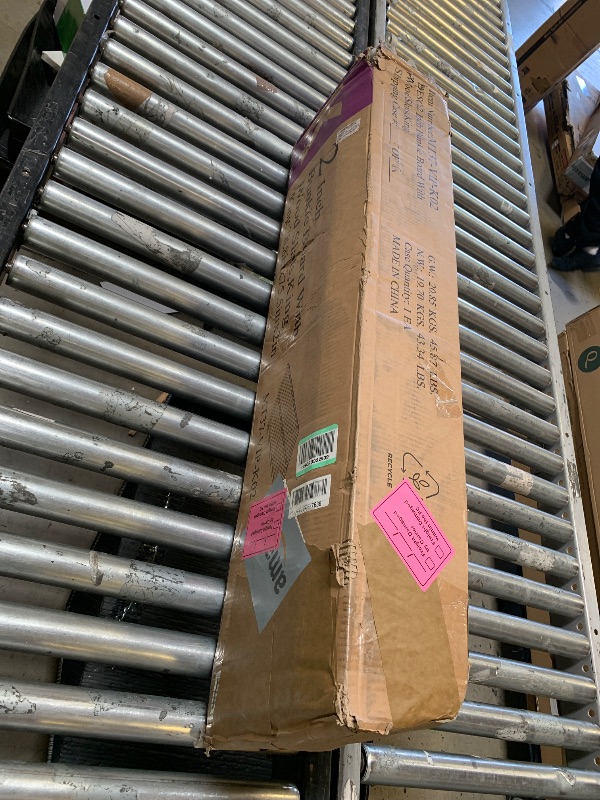 Photo 1 of VIPSHOW 2 Inch Wood Slat King Box Spring with Round Corners - 3000 lbs Capacity, Low Profile Bed Slat Replacement Bunkie Board with Metal Frame, Noise-Free, Easy Assemble, Black