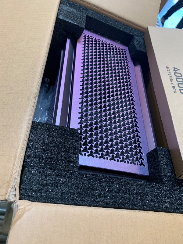 Photo 1 of CORSAIR Frame 4000D Vault Series Modular Mid-Tower ATX PC Case – High Airflow, InfiniRail Fan Mounting System, Modular Customization, Spacious Interior, GPU Anti-Sag – Galaxy