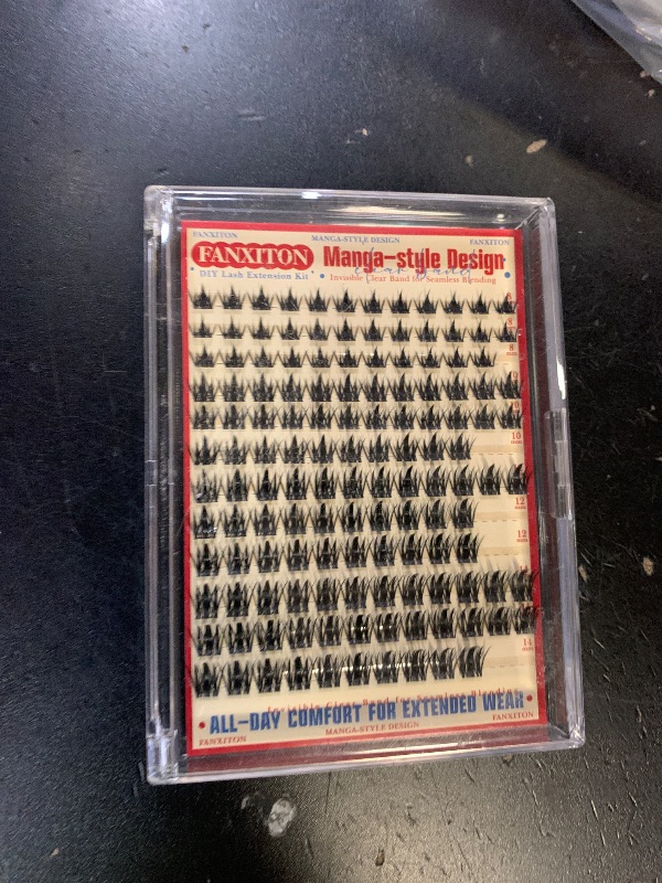 Photo 1 of *USED** FANXITON Lash Clusters Manga-style Design 8mm-14mm