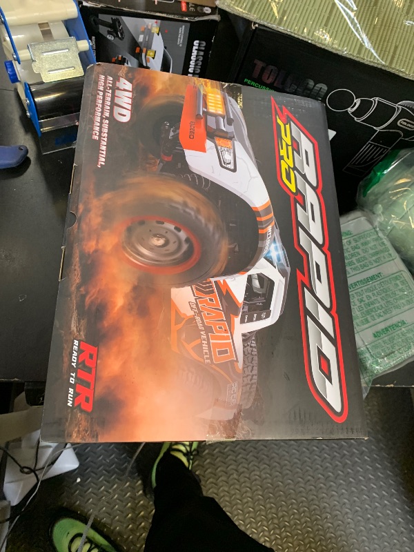 Photo 1 of Yidedraw RC Cars 1:14 RC Truck 30 MPH 4WD Remote Control Car All Terrain Trophy Car for Adults Boys Teens 50 Mins Play Fast Off-Road RC Buggy Big Short Course Monster Truck with 2 Batteries (RTR)