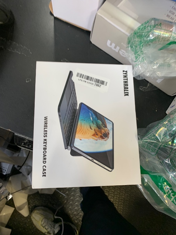 Photo 1 of ZYNTHRALIX for iPad mini 7 (A17 Pro, 2024) & Mini 6 (2021) Case with Keyboard, 11-Color Backlit with Smart Trackpad, Magic-Style Keyboard Case for iPad mini 7th 6th Gen 8.3-inch, Black