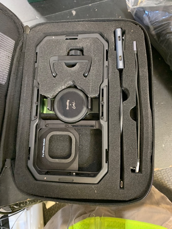 Photo 1 of SmallRig x Brandon Li All-in-One Mobile Video Kit, Quick Release Universal Phone Video Rig Kit for iPhone for Samsung for Pixel, with Wireless Rotatable Handles for M.2 SSD w 67mm VND Filter - 4596