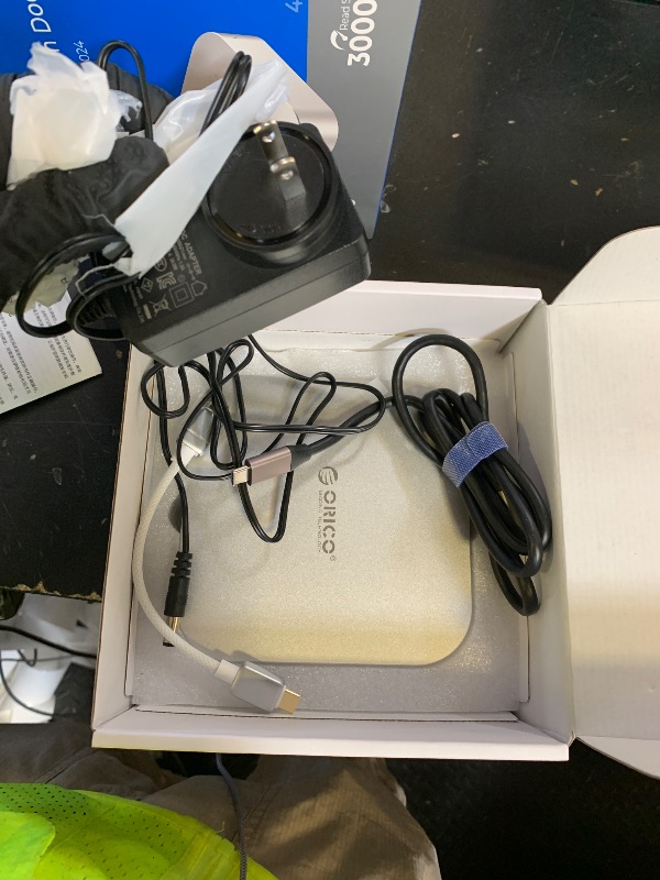 Photo 1 of ORICO MiniMate 4TB External SSD for Mac mini M4 - Dual SSD (2TB 3200MB/s + 2TB 1000MB/s) with USB 3.0 Hub, SD/TF 4.0 Reader, Desktop Expansion Storage & Port Replicator M4Ultra(4TB)