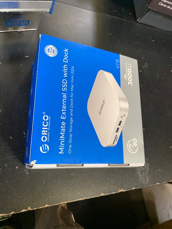 Photo 1 of ORICO MiniMate 4TB External SSD for Mac mini M4 - Dual SSD (2TB 3200MB/s + 2TB 1000MB/s) with USB 3.0 Hub, SD/TF 4.0 Reader, Desktop Expansion Storage & Port Replicator M4Ultra(4TB)