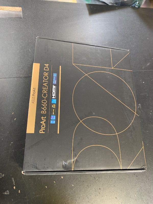 Photo 1 of ASUS ProArt B660-Creator D4 LGA 1700(Intel 12th Gen) ATX Content Creator Motherboard(PCIe 5.0,DDR4,2.5G&1G LAN,3xM.2 Slots,Front USB 3.2 Gen2x2 Type-C Ports with 60W Fast Charging,M.2 Key E Slot)