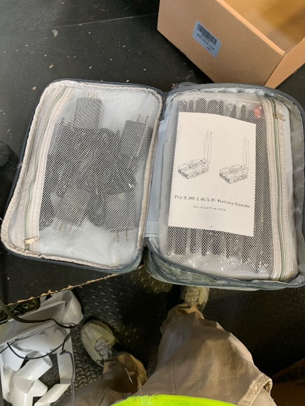 Photo 1 of Wireless HDMI 4 Receivers and Transmitter,4K@30HZ?Up to 4 RX,Extender Plug and Play,820FT,2.4/5.8G Wirelessly Simultaneous Expansion for Suitable from laptops?TVs and Camera,REMOT