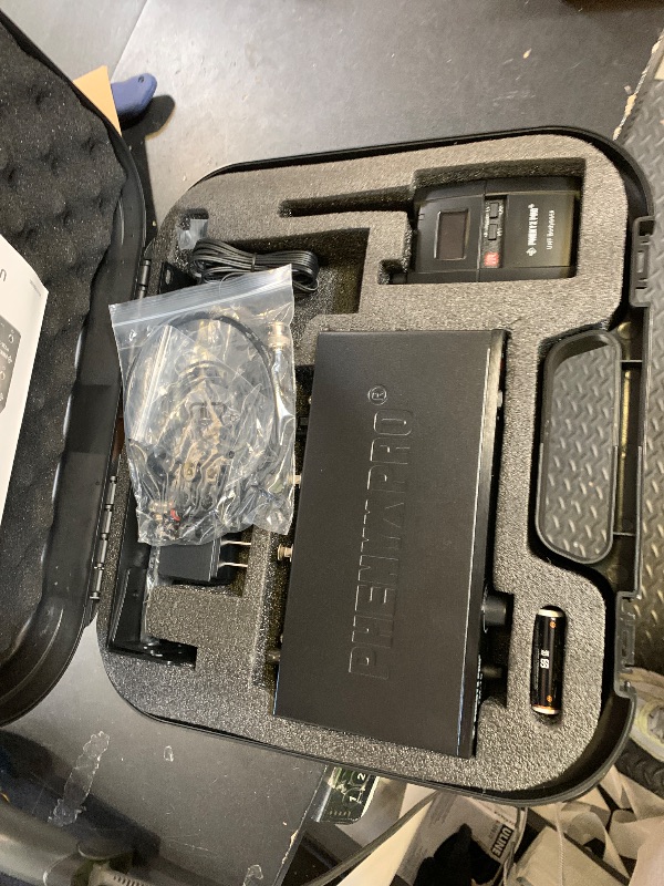 Photo 1 of Phenyx Pro UHF Stereo Wireless in Ear Monitor System, Wireless IEM, 900MHz Band Selectable Frequency, Rack Mountable, 160 ft. Operation, Suitable for Stage, Studio, Exhibit, Lecture, Speech (PTM-10)