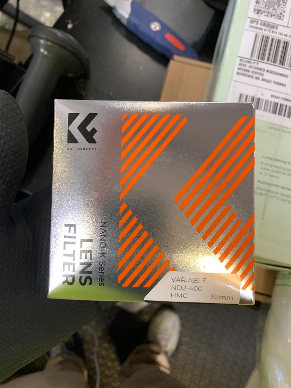 Photo 1 of K&F CONCEPT 52mm Variable ND Lens Filter ND2-ND400 (1-9 Stops) 18 Multi-Layer Coatings Adjustable Neutral Density Ultra Slim Lens Filter for Camera Lens (K-Series)