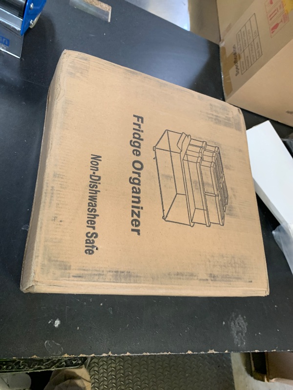 Photo 1 of 10 Pack Refrigerator Pantry Organizer Bins, Stackable Fridge Organizer Bins with Lids, Clear Plastic Food Storage Bins for Kitchen, Countertops, Cabinets, Fridge, Drinks, Fruits, Vegetable, Cereals