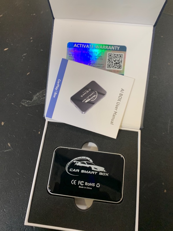 Photo 1 of FAIMEE AI Box Wireless CarPlay & Auto Adapter - Plug & Play, Dual-Band WiFi, Bluetooth 5.0, 4K Video Support, Android 12.0 System, Compatible with Factory CarPlay & Android Auto ?4GB RAM+32GB ROM?