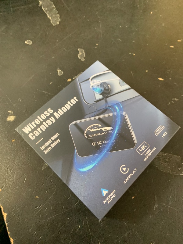 Photo 1 of FAIMEE AI Box Wireless CarPlay & Auto Adapter - Plug & Play, Dual-Band WiFi, Bluetooth 5.0, 4K Video Support, Android 12.0 System, Compatible with Factory CarPlay & Android Auto ?4GB RAM+32GB ROM?