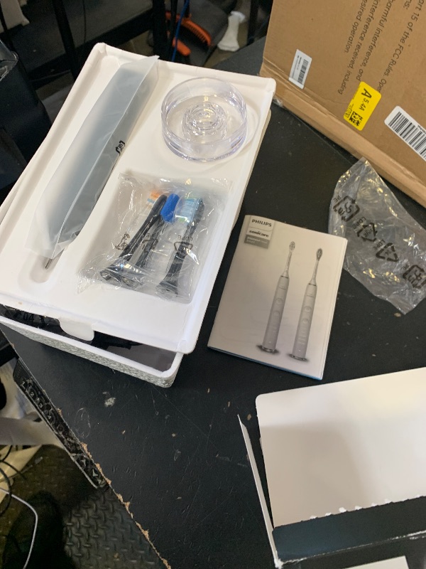 Photo 1 of Philips Sonicare DiamondClean Smart 9500 Electric Toothbrush, Sonic Toothbrush with App, Pressure Sensor, Brush Head Detection, 5 Brushing Modes and 3 Intensity Levels, Black, Model HX9923/11