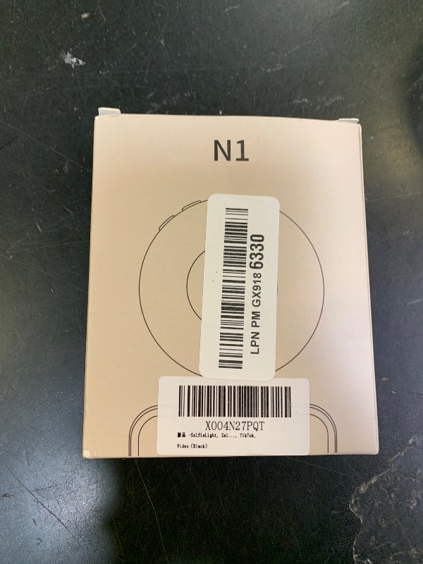 Photo 1 of Selfie Light, Selfie Light for iPhone, Portable Phone Ring Light for Video Recording, Adjusted 4 Modes, Rechargeable Fill Light for Selfies, Photography, Makeup, Vlogs, TikTok, Video?Black?