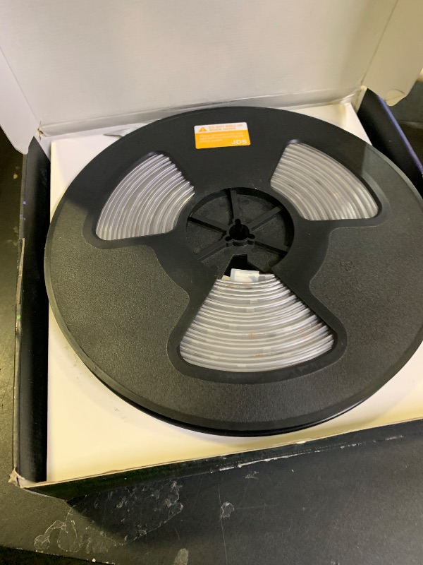 Photo 1 of Govee Outdoor LED Strip Lights RGBIC with Warm and Cold White, 32.8ft 2.4G WiFi Smart Outdoor Lights, IP65 Waterproof, Work with Alexa and Google Assistant, App Control, for Porch, Patio, Eave, Party