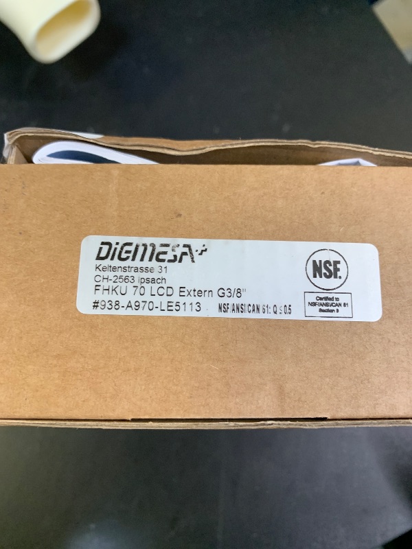 Photo 1 of BWT Aquameter HF Water Filter Meter 3/8" with LCD Display – High Flow (100–700 l/h) – For Water Lines & Large Equipment – Battery-Powered