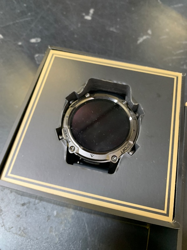 Photo 1 of 2026 AI Smart Watch with Standalone GPS & Offline Maps, 5ATM Waterproof, 1.43" AMOLED, 21-Day Battery, 178 Sports Modes, Compass, Heart Rate/SpO2/Stress/Sleep Monitor, for Android iOS Men Women Black