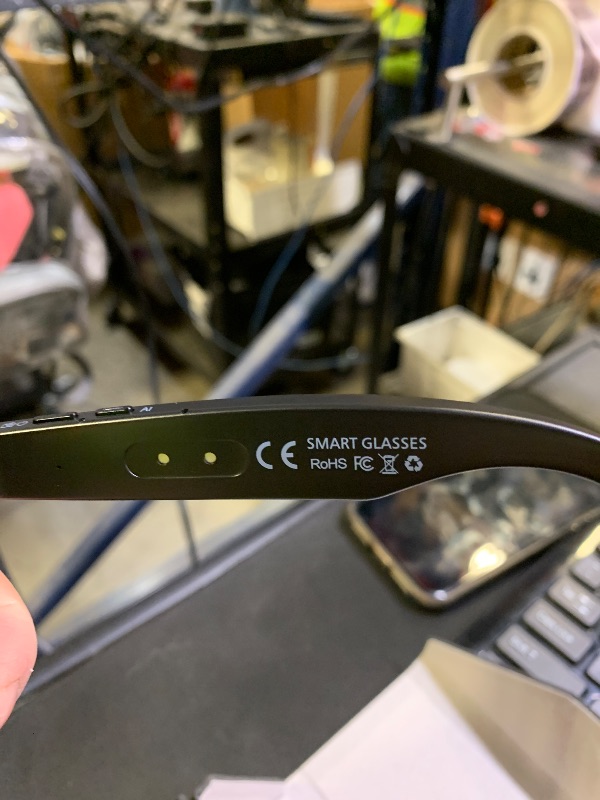 Photo 1 of AI Smart Glasses with Camera and Bluetooth,8MP 2K HD Camera Glasses,AI Voice Control,AI Photo Recognition and Translation,Smart Anti-Blue Light Glasses,IP67 Waterproof for Driving,Outdoor,+2 Lenses.