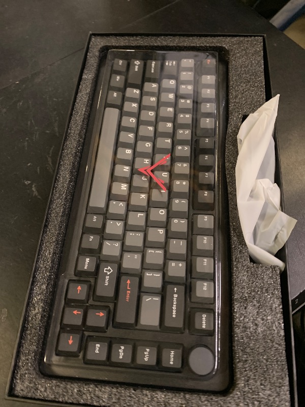 Photo 1 of DrunkDeer A75 Pro Rapid Trigger Silent Magnetic Switch Mechanical GamingKeyboard ANSI Adjustable Actuation HE Hall Effect RGB PBT Keycap 75% TKL 82Keys Wired Cherry Profile USB with Knob