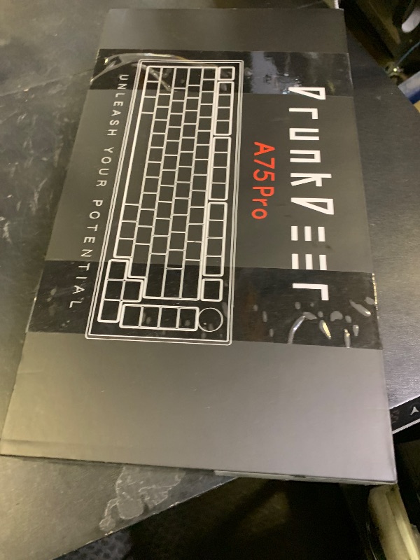Photo 1 of DrunkDeer A75 Pro Rapid Trigger Silent Magnetic Switch Mechanical GamingKeyboard ANSI Adjustable Actuation HE Hall Effect RGB PBT Keycap 75% TKL 82Keys Wired Cherry Profile USB with Knob
