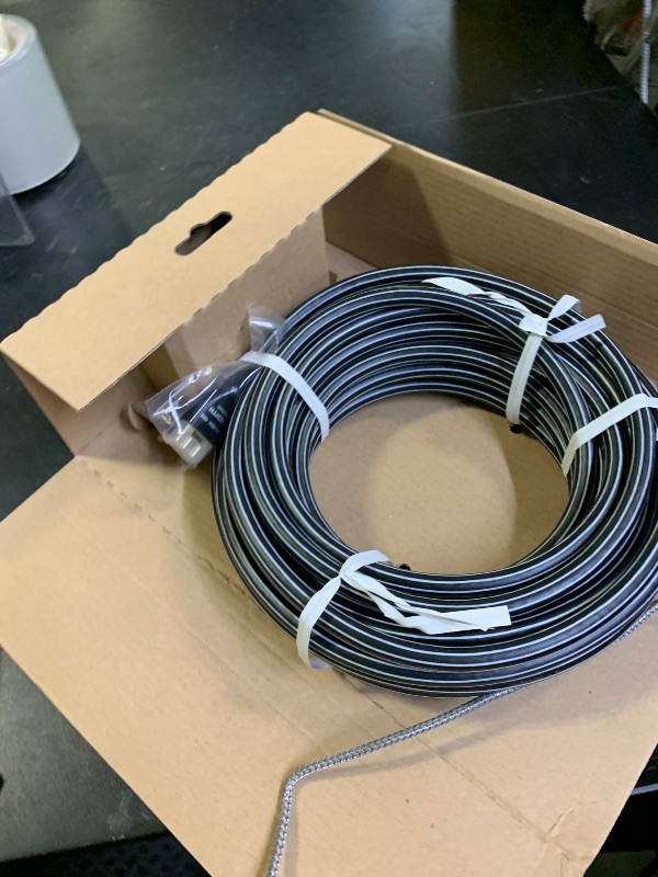 Photo 1 of AudioQuest 10m Pearl 18 2.0b HDMI Cable - 4K/8K Ultra HD, In-Wall Rated, High-Speed, 18Gbps, HDR, eARC