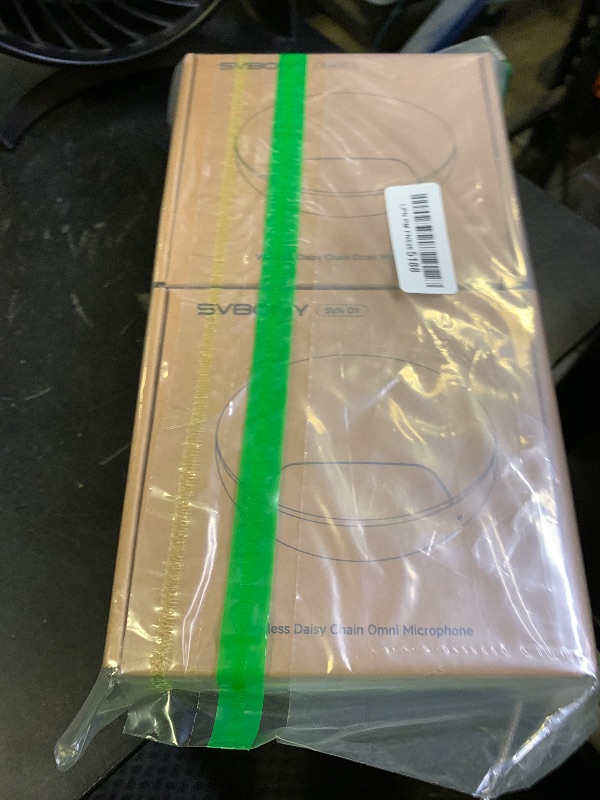 Photo 1 of SVBONY SVN O1 Dual Conference Speaker and Microphone, Wireless Cascading 33FT for 30People Conference Room, 3A+AI Noise Cancelling, 8Mics with 360°Voice Pickup, UHF-Stabilized Link