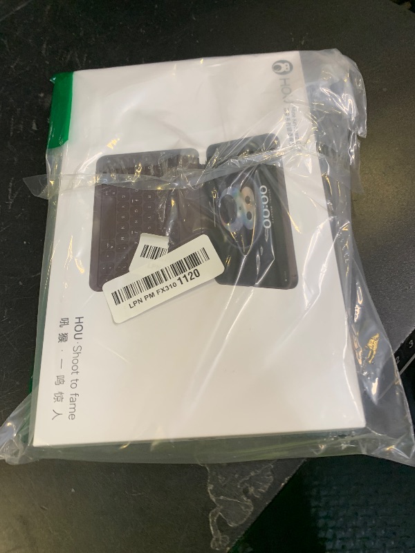 Photo 1 of HOU Keyboard Case for iPad mini 7/6, 156° Adjustable Stand, Detachable Full Protective Case for iPad mini 7/6, 11 Shortcut Keys, 7 Color Backlight, Silicone PU, Multifunction, Bluetooth