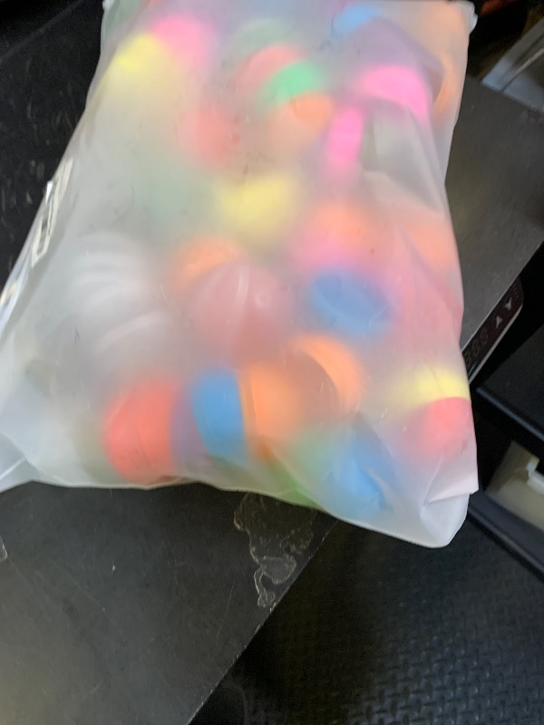 Photo 1 of 100 PCS Colored Round Plastic Balls Bulk 1.75 Inch Semi Transparent Balls for DIY Crafts Party Favors and Collectibles(Random Color)