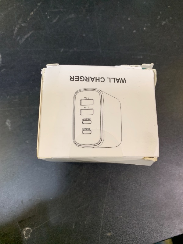 Photo 1 of [2-Pack] USB C Wall Charger, 40W 4-Port Fast Charging Block USB C Charger Dual USBC Power Adapter + QC Wall Plug Multiport Brick Type C Block for iPhone 17 16 15 14 13 12 11 Pro Max, iPad, Samsung