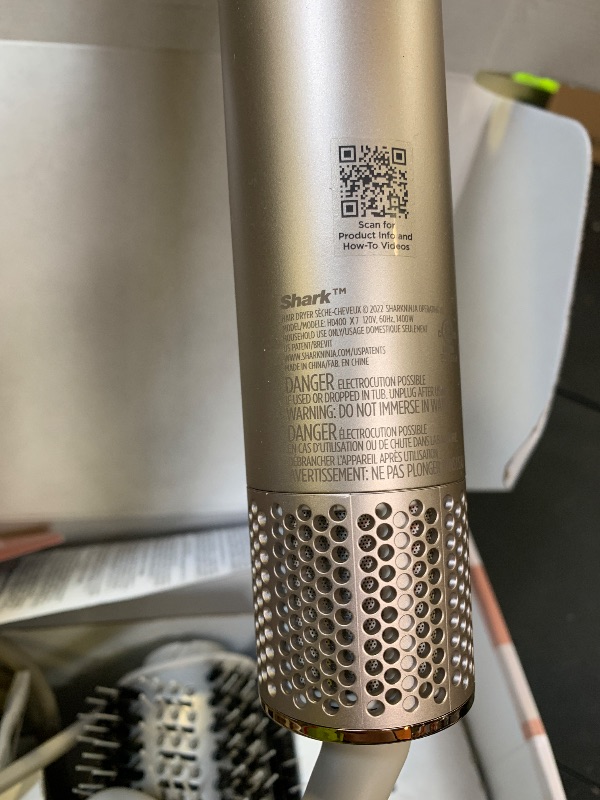 Photo 1 of Shark HD430REF (Refurbished) FlexStyle Air Styling & Drying System, Powerful Hair Dryer Brush & Multi-Styler with Auto-Wrap Curlers, Paddle Brush, Oval Brush, Concentrator Attachment, Stone (Renewed)