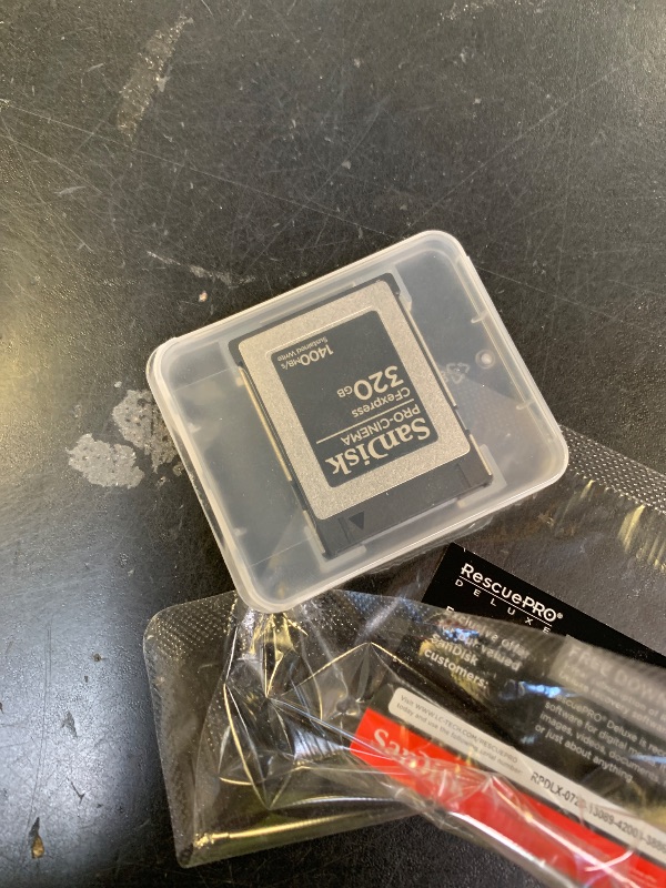 Photo 1 of SanDisk 320GB PRO-Cinema CFexpress Type B - Up to 1700MB/s Read Speeds, 8K Video Capture, CFexpress Type B Card - SDCFEC-320G-GN4NN