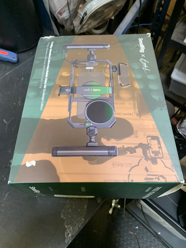 Photo 1 of SmallRig x Brandon Li All-in-One Mobile Video Kit, Quick Release Universal Phone Video Rig Kit for iPhone for Samsung for Pixel, with Wireless Rotatable Handles for M.2 SSD w 67mm VND Filter - 4596