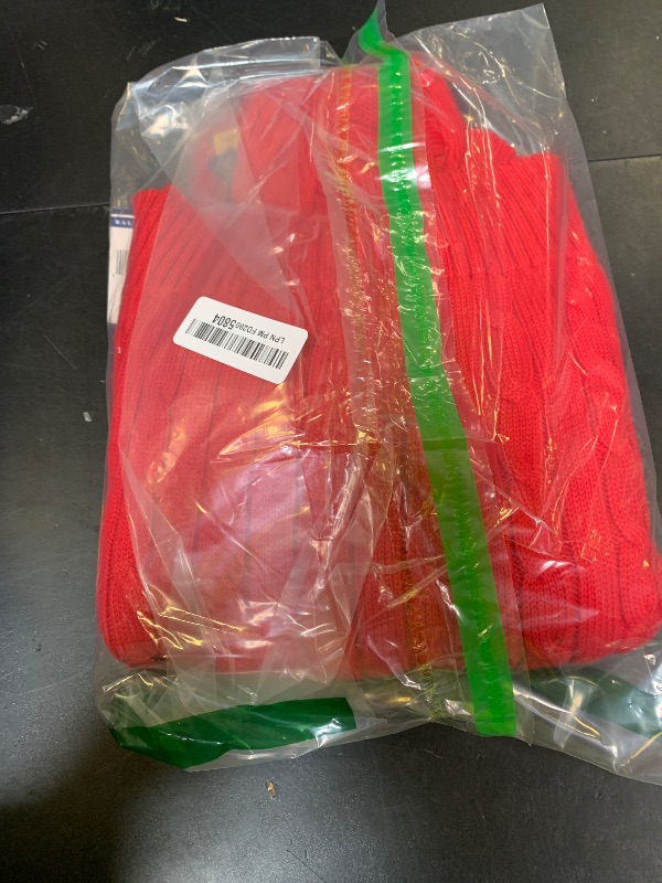 Photo 1 of Polo RL Woman's Cable Knit Sweater, Autumn/Winter 2021 Rl2000 Red, X-Large, Fall/Winter 2021 Rl2000 Red, XL