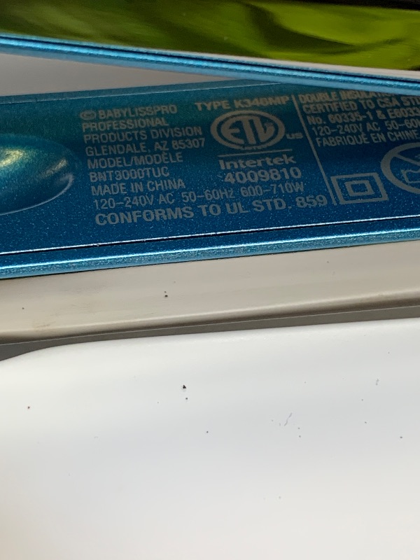 Photo 1 of BabylissPRO Nano Titanium Prima Ionic Hair Straightener, Curl and Straighten Hair With One Professional Tool, Blue