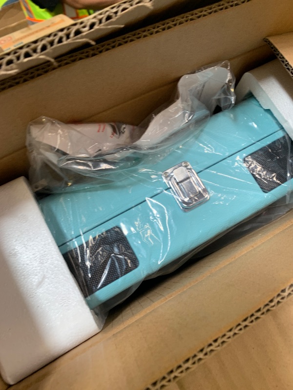 Photo 1 of Victrola Journey II (2025 Model) – Bluetooth Suitcase Record Player – Built-in Stereo Speakers with Enhanced Bass, 3-Speed Turntable, Bluetooth Input and Output, RCA & Headphone Outputs (Turquoise)