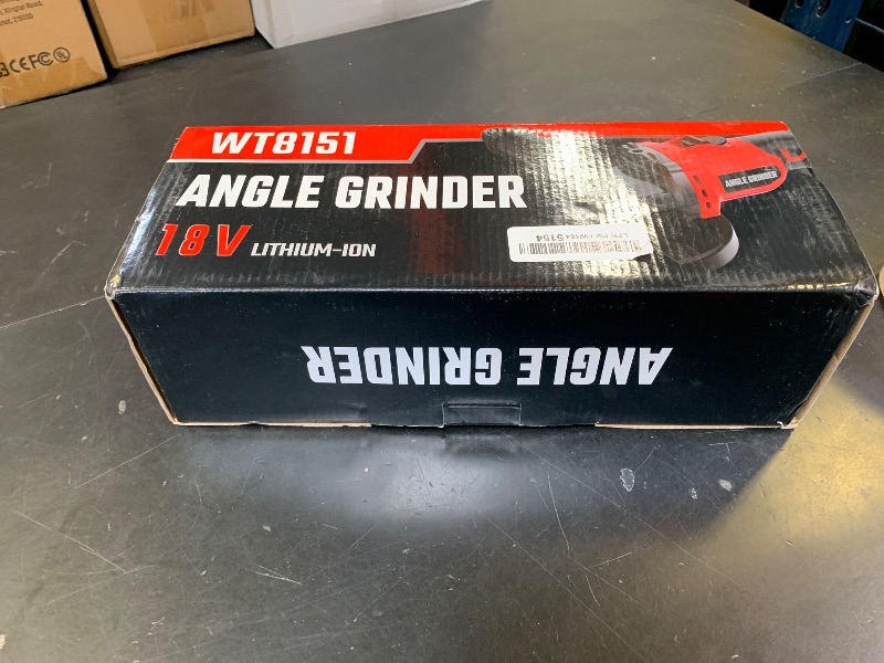 Photo 1 of ********READ CLERK COMMENTS*********
Angle Grinder 4-1/2" Cordless for Milwaukee 18V/M18 Battery, 6 Variable Speed Power Grinder, Brushless Angle Grinder Power Tools For Cutting Grinding Polishing (Tool Only)