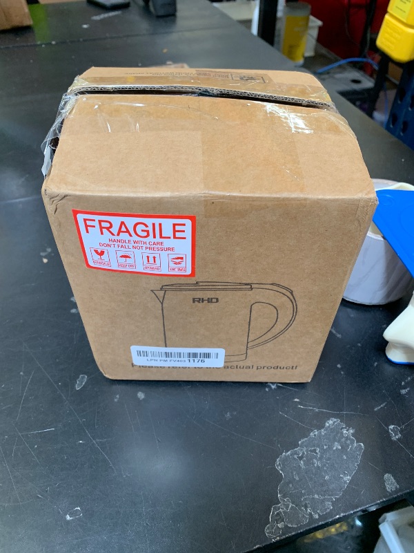 Photo 1 of 0.5L Small Portable Electric Kettles for Boiling Water, Stainless Steel Travel Kettle, Fast Boil Teapot, Boil-Dry Protection & Auto Shut-Off, Perfect For Traveling Cooking, Coffee, Tea, Eggs(Green)