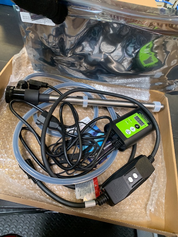 Photo 1 of LINGLONGTEMP 2000W Titanium Submersible Portable Inflatable Pool & Hot Tub Electric Immersion Water Heater with GFCI & Temp Control for Pool, Bathtubs, spa tub, Baptistry Pool and Above Ground Pool